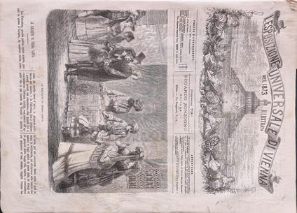 L' Esposizione Universale di Vienna del 1873 illustrata - Dispensa n.79 - copertina