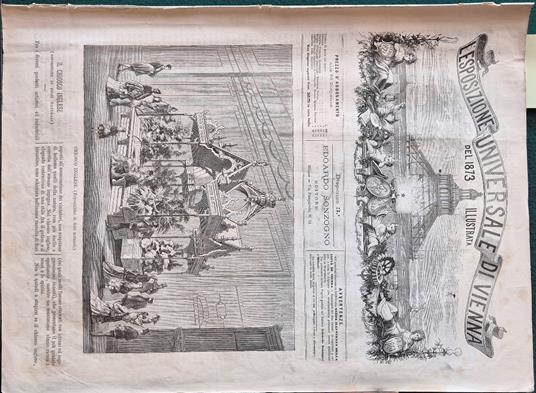 L' Esposizione Universale di Vienna del 1873 illustrata - Dispensa n.3 - copertina
