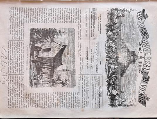 L' Esposizione Universale di Vienna del 1873 illustrata - Dispensa n.10 - copertina