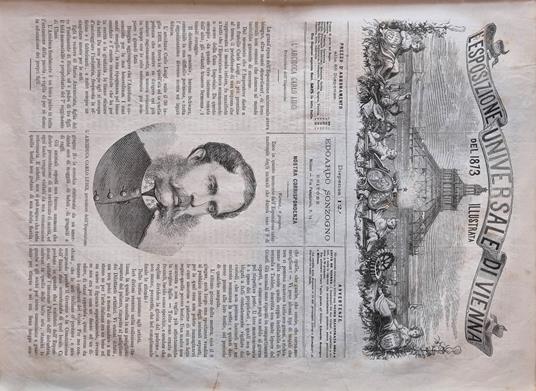L' Esposizione Universale di Vienna del 1873 illustrata - Dispensa n.12 - copertina