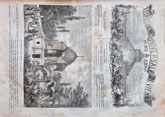 L' Esposizione Universale di Vienna del 1873 illustrata - Dispensa n.19 - copertina
