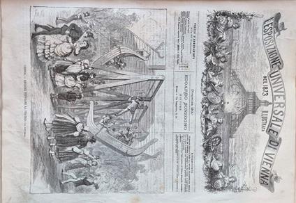 L' Esposizione Universale di Vienna del 1873 illustrata - Dispensa n.20 - copertina