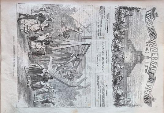 L' Esposizione Universale di Vienna del 1873 illustrata - Dispensa n.20 - copertina