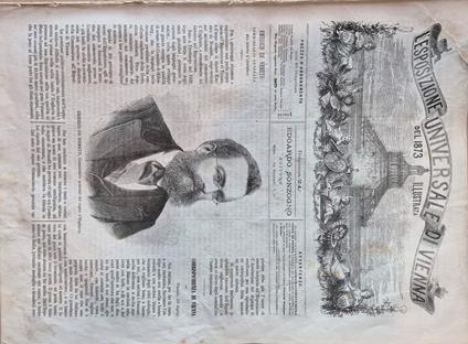 L' Esposizione Universale di Vienna del 1873 illustrata - Dispensa n.24 - copertina