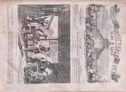 L' Esposizione Universale di Vienna del 1873 illustrata - Dispensa n.35 - copertina