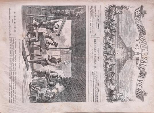 L' Esposizione Universale di Vienna del 1873 illustrata - Dispensa n.35 - copertina