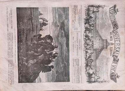 L' Esposizione Universale di Vienna del 1873 illustrata - Dispensa n.44 - copertina