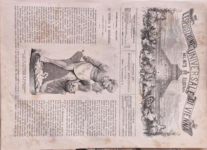 L' Esposizione Universale di Vienna del 1873 illustrata - Dispensa n.45 - copertina