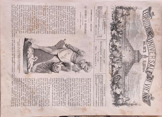 L' Esposizione Universale di Vienna del 1873 illustrata - Dispensa n.45 - copertina