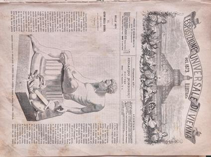 L' Esposizione Universale di Vienna del 1873 illustrata - Dispensa n.47 - copertina