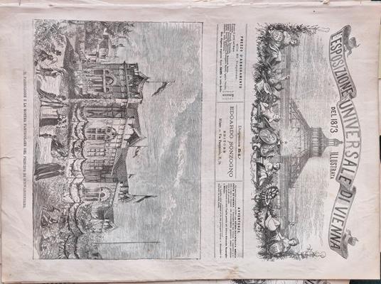 L' Esposizione Universale di Vienna del 1873 illustrata - Dispensa n.54 - copertina