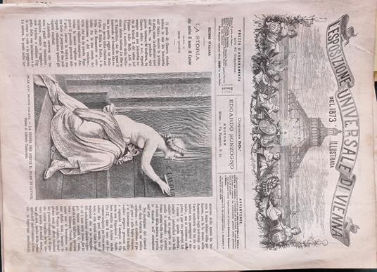 L' Esposizione Universale di Vienna del 1873 illustrata - Dispensa n.55 - copertina