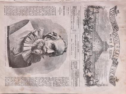 L' Esposizione Universale di Vienna del 1873 illustrata - Dispensa n.56 - copertina