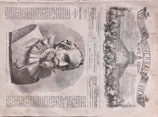 L' Esposizione Universale di Vienna del 1873 illustrata - Dispensa n.56 - copertina