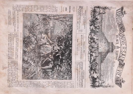 L' Esposizione Universale di Vienna del 1873 illustrata - Dispensa n.58 - copertina