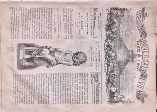 L' Esposizione Universale di Vienna del 1873 illustrata - Dispensa n.60 - copertina
