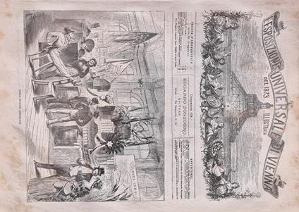 L' Esposizione Universale di Vienna del 1873 illustrata - Dispensa n.61 - copertina