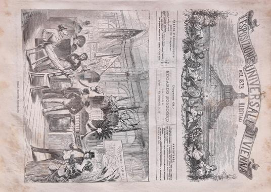L' Esposizione Universale di Vienna del 1873 illustrata - Dispensa n.61 - copertina