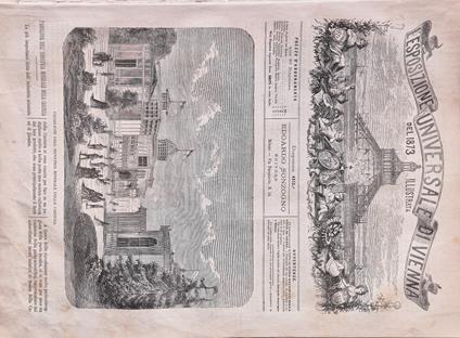 L' Esposizione Universale di Vienna del 1873 illustrata - Dispensa n.63 - copertina