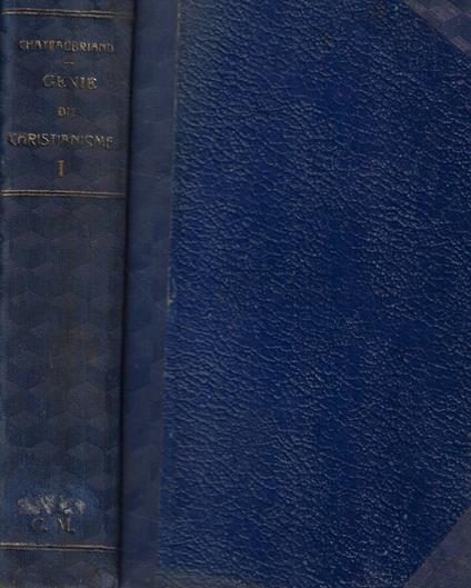 Génie du christianisme Tomo I - François-René de Chateaubriand - copertina