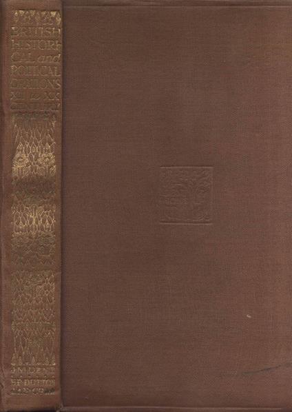 British historical & political orations from the XIIth to the XXth century - copertina