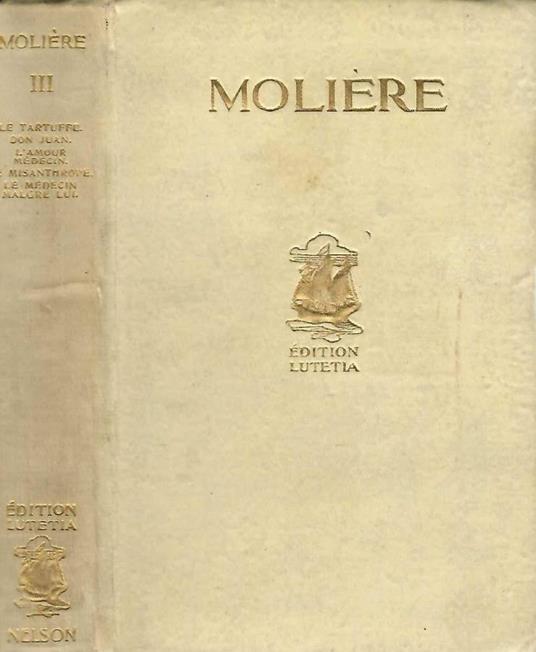 Oeuvres completes en six volumes - Molière - copertina