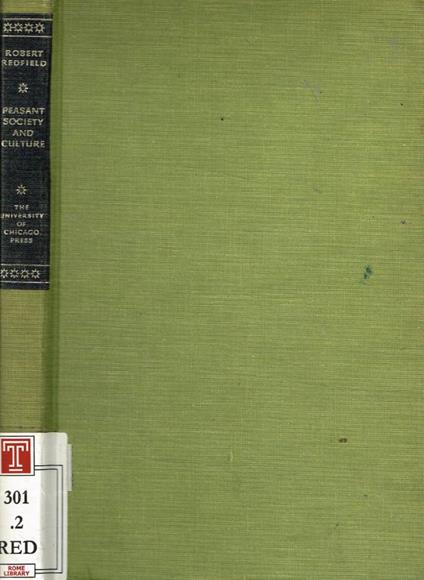 Peasant society and culture - copertina