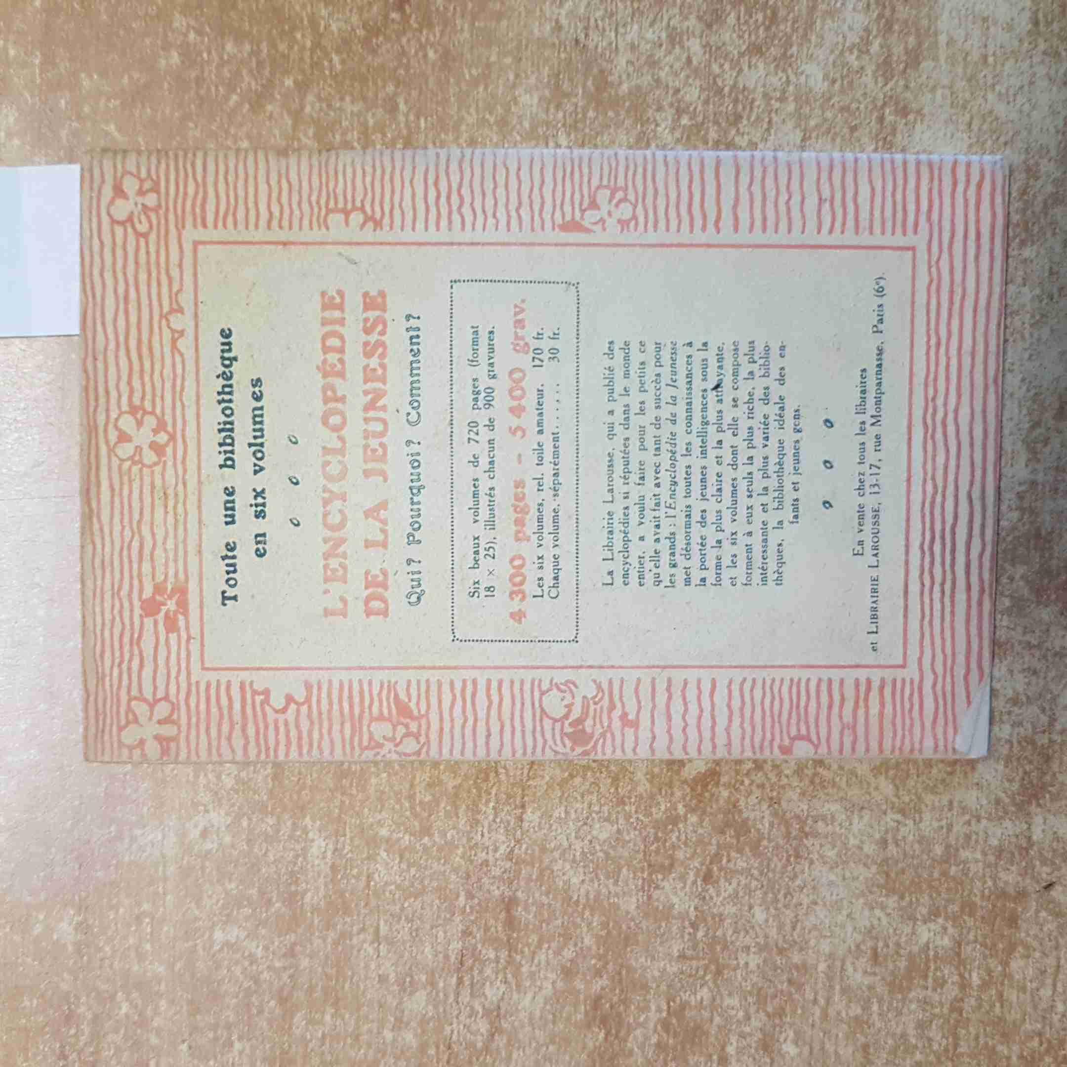 CONQUETE DE L'AIR par RENè SAMOY  1921 LAROUSSE PARIS les livres roses