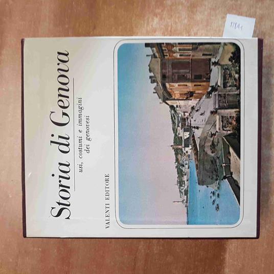 STORIA DI GENOVA 3 volumi + cofanetto VALENTI 1974 con difetto! i genovesi - copertina