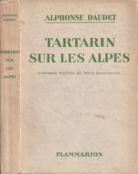 Tartarin sur les alpes - Alphonse Daudet - copertina