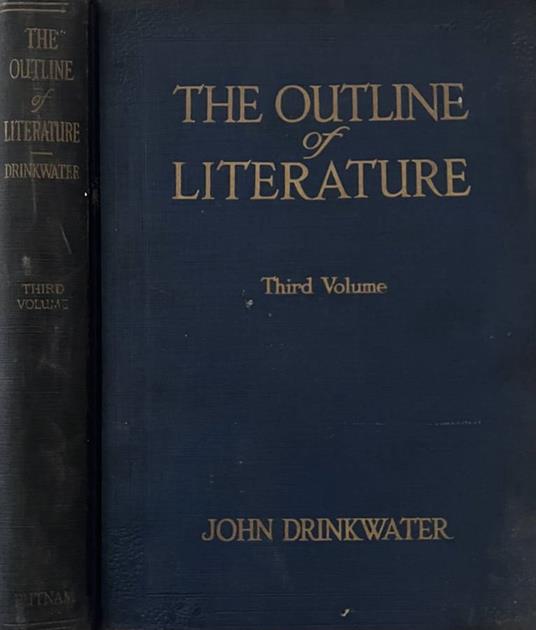 The outline of literature, vol. III - John Drinkwater - copertina