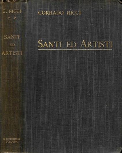 Santi e artisti - Corrado Ricci - copertina