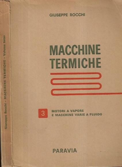 Macchine termiche Vol. 3 - Giuseppe Rocchi - copertina