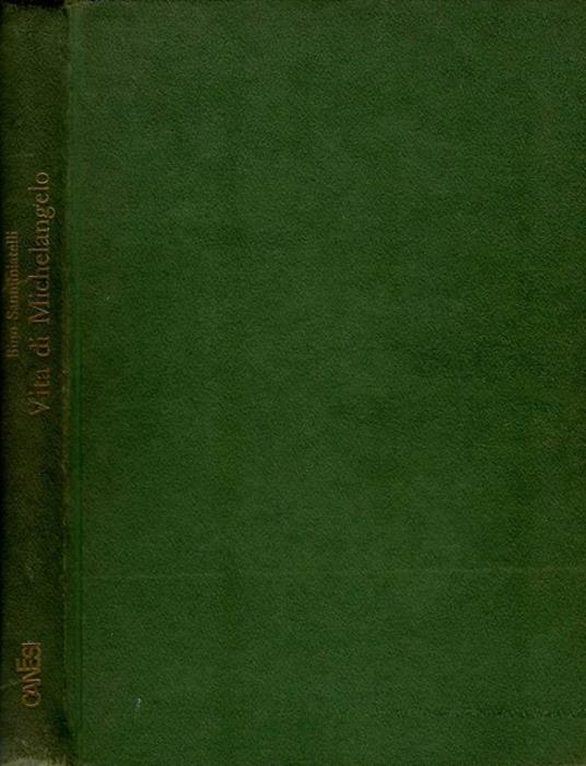 Vita di Michelangelo - Bino Sanminiatelli - copertina
