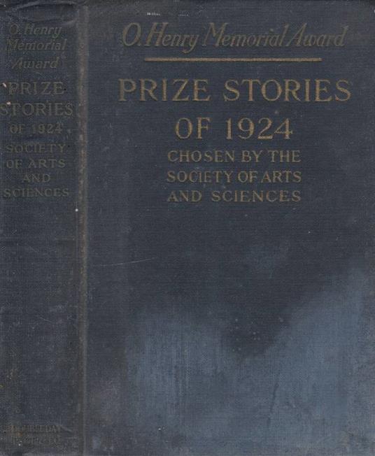 Prize stories of 1924 - copertina