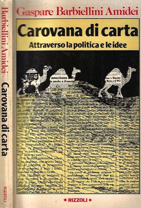 Carovana di carta - Gaspare Barbiellini Amidei - copertina