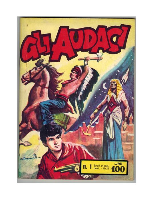 Gli Audaci 1 La Carica degli Apaches 1973 - copertina