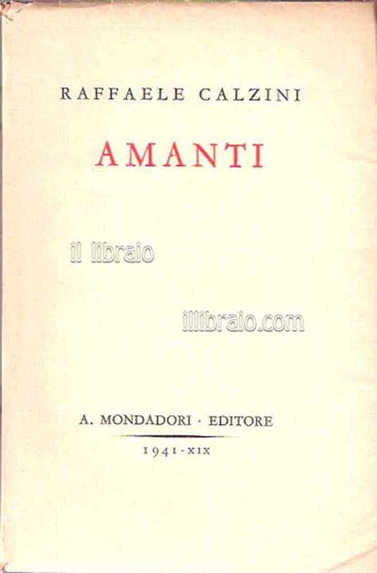 Amanti - copertina