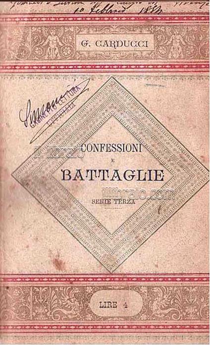 Confessioni e battaglie. Serie terza - copertina