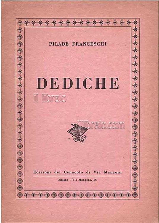 Dediche - copertina
