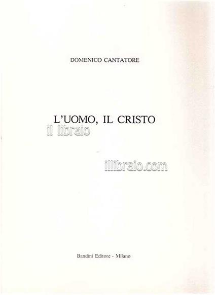 L' uomo, il Cristo - copertina