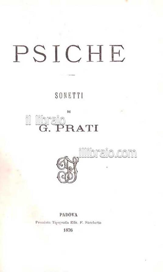 Psiche - copertina