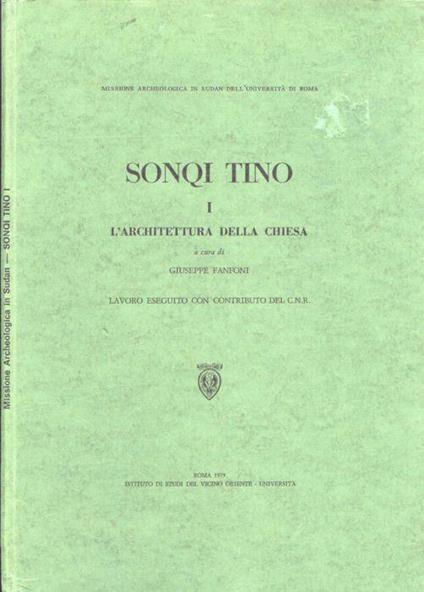 Sonqi Tino vol. I di: Giuseppe Fanfoni - copertina