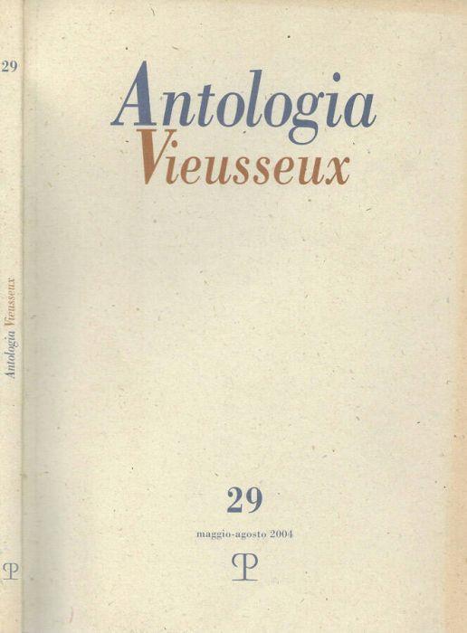 Antologia Vieusseux n. 29 2004 - copertina