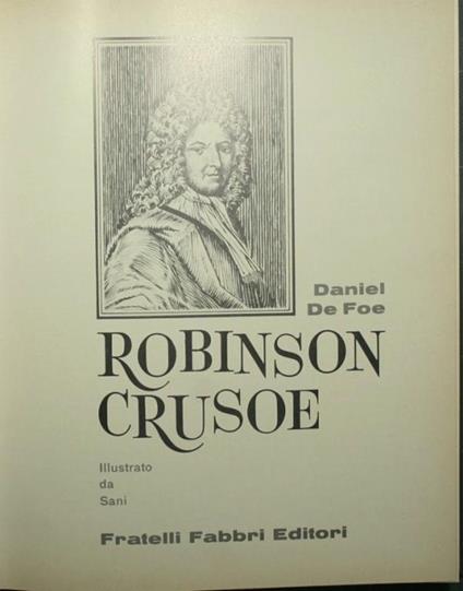 Robinson Crusoe - Daniel Defoe - copertina