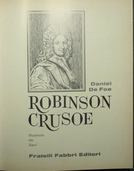 Robinson Crusoe - Daniel Defoe - copertina