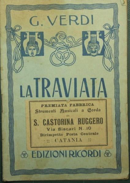 La traviata - Francesco M. Piave - copertina