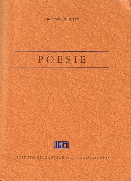 Poesie - Vincenzo M. Rippo - copertina