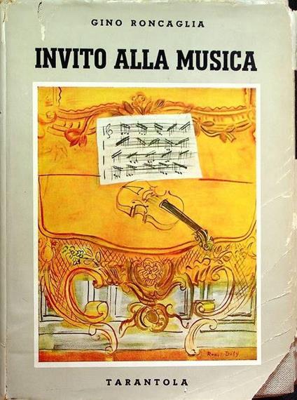 Invito alla musica - Gino Roncaglia - copertina