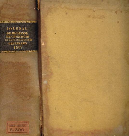 Journal de medecine, de chirurgie et de pharmacologie. Vol.44, 45 - copertina